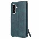 For Samsung Galaxy A17 5G / A26 5G Oil Skin Zipper Wallet Leather Phone Case(Blue) - 3