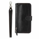 For Samsung Galaxy A17 5G / A26 5G Oil Skin Zipper Wallet Leather Phone Case(Black) - 2