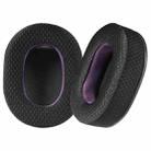 2 Pack Mesh Earphone Replacement Earpads Pads For Sony INZONE H9 / H7 / WH-G900N(Black Purple) - 1