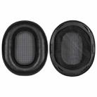 1 Pair Lambskin Earphone Replacement Earpads Pads For Sony MDR-1A / MDR-1ADAC(Black) - 1