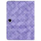 For OPPO Pad SE 11 Rhombus Embossing Leather Tablet Case(Purple) - 3