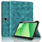For OPPO Pad SE 11 Rhombus Embossing Leather Tablet Case(Green) - 1