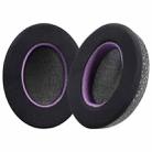 2 Pack Magic Ice Skin Earphone Replacement Earpads Pads For Sony WH-XB910N(Black Purple) - 1