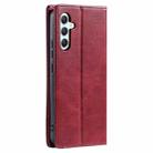 For Samsung Galaxy A17 5G TTUDRCH RFID Retro Texture Magnetic Leather Phone Case(Red) - 3