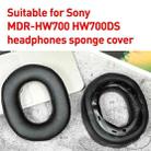 2pcs Protein Leather Earphone Replacement Earpads Pads For Sony MDR-HW700(Black) - 2