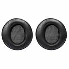 2pcs Beveled Perforated Lambskin Earphone Replacement Earpads Pads For Sony MDR-Z7 / MDR-Z7M2(Black) - 1