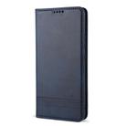 For Huawei Nova 7 AZNS Magnetic Calf Texture Horizontal Flip Leather Case with Card Slots & Holder & Wallet(Dark Blue) - 2