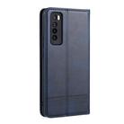 For Huawei Nova 7 AZNS Magnetic Calf Texture Horizontal Flip Leather Case with Card Slots & Holder & Wallet(Dark Blue) - 3