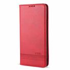 For Huawei Nova 7 AZNS Magnetic Calf Texture Horizontal Flip Leather Case with Card Slots & Holder & Wallet(Red) - 2