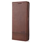 For Huawei Nova 7 SE AZNS Magnetic Calf Texture Horizontal Flip Leather Case with Card Slots & Holder & Wallet(Dark Brown) - 2