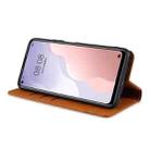 For Huawei Nova 7 SE AZNS Magnetic Calf Texture Horizontal Flip Leather Case with Card Slots & Holder & Wallet(Light Brown) - 4