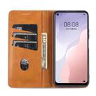 For Huawei Nova 7 SE AZNS Magnetic Calf Texture Horizontal Flip Leather Case with Card Slots & Holder & Wallet(Light Brown) - 6