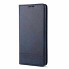 For Huawei Nova 7 SE AZNS Magnetic Calf Texture Horizontal Flip Leather Case with Card Slots & Holder & Wallet(Dark Blue) - 2