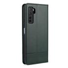 For Huawei Nova 7 SE AZNS Magnetic Calf Texture Horizontal Flip Leather Case with Card Slots & Holder & Wallet(Dark Green) - 2
