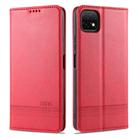 For Huawei Enjoy 20 AZNS Magnetic Calf Texture Horizontal Flip Leather Case with Card Slots & Holder & Wallet(Red) - 1