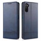 For Huawei Maimang 9 AZNS Magnetic Calf Texture Horizontal Flip Leather Case with Card Slots & Holder & Wallet(Dark Blue) - 1