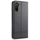 For Huawei Maimang 9 AZNS Magnetic Calf Texture Horizontal Flip Leather Case with Card Slots & Holder & Wallet(Black) - 3