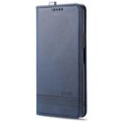 For Huawei Honor X10 AZNS Magnetic Calf Texture Horizontal Flip Leather Case with Card Slots & Holder & Wallet(Dark Blue) - 2