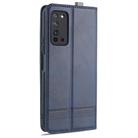 For Huawei Honor X10 AZNS Magnetic Calf Texture Horizontal Flip Leather Case with Card Slots & Holder & Wallet(Dark Blue) - 3