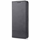 For OPPO A9 (2020) AZNS Magnetic Calf Texture Horizontal Flip Leather Case with Card Slots & Holder & Wallet(Black) - 2