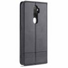 For OPPO A9 (2020) AZNS Magnetic Calf Texture Horizontal Flip Leather Case with Card Slots & Holder & Wallet(Black) - 3