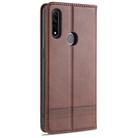 For OPPO A31 / A8 AZNS Magnetic Calf Texture Horizontal Flip Leather Case with Card Slots & Holder & Wallet(Dark Brown) - 2