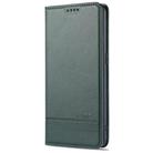 For OPPO A31 / A8 AZNS Magnetic Calf Texture Horizontal Flip Leather Case with Card Slots & Holder & Wallet(Dark Green) - 2