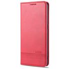 For OPPO A31 / A8 AZNS Magnetic Calf Texture Horizontal Flip Leather Case with Card Slots & Holder & Wallet(Red) - 2