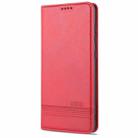 For Samsung Galaxy S20 AZNS Magnetic Calf Texture Horizontal Flip Leather Case with Card Slots & Holder & Wallet(Red) - 2
