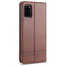 For Samsung Galaxy S20+ AZNS Magnetic Calf Texture Horizontal Flip Leather Case with Card Slots & Holder & Wallet(Dark Brown) - 3