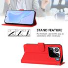 For Xiaomi 15S Pro 5G Skin Feel Solid Color Leather Phone Case with Lanyard(Red) - 4
