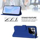 For Xiaomi 15S Pro 5G Skin Feel Solid Color Leather Phone Case with Lanyard(Dark Blue) - 4
