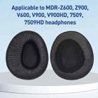 2 Pack Frog Skin Earphone Replacement Earpads Pads For Sony MDR-Z600 / Z900 / V600 / V900(Black) - 3