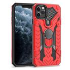 For iPhone 11 Pro Armor Knight Series 2 in 1 PC + TPU Protective Case with Ring Holder(Red) - 2