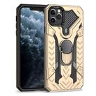 For iPhone 11 Pro Armor Knight Series 2 in 1 PC + TPU Protective Case with Ring Holder(Gold) - 2