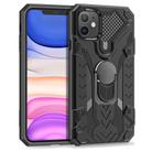 For iPhone 11 Armor Knight Series 2 in 1 PC + TPU Protective Case with Ring Holder(Black) - 2