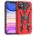 For iPhone 11 Armor Knight Series 2 in 1 PC + TPU Protective Case with Ring Holder(Red) - 2