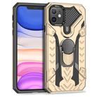 For iPhone 11 Armor Knight Series 2 in 1 PC + TPU Protective Case with Ring Holder(Gold) - 2