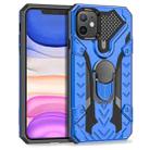 For iPhone 11 Armor Knight Series 2 in 1 PC + TPU Protective Case with Ring Holder(Blue) - 2