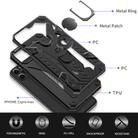 For iPhone 11 Pro Max Armor Knight Series 2 in 1 PC + TPU Protective Case with Ring Holder(Black) - 3