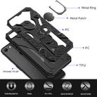 For iPhone SE 2022 / SE 2020 / 8 / 7 Armor Knight Series 2 in 1 PC + TPU Protective Case with Ring Holder(Black) - 3