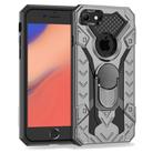For iPhone SE 2022 / SE 2020 / 8 / 7 Armor Knight Series 2 in 1 PC + TPU Protective Case with Ring Holder(Grey) - 2