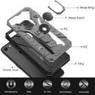 For iPhone SE 2022 / SE 2020 / 8 / 7 Armor Knight Series 2 in 1 PC + TPU Protective Case with Ring Holder(Grey) - 3