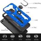 For iPhone SE 2022 / SE 2020 / 8 / 7 Armor Knight Series 2 in 1 PC + TPU Protective Case with Ring Holder(Blue) - 3