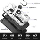 For iPhone SE 2022 / SE 2020 / 8 / 7 Armor Knight Series 2 in 1 PC + TPU Protective Case with Ring Holder(Silver) - 3