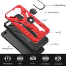For iPhone 8 Plus & 7 Plus Armor Knight Series 2 in 1 PC + TPU Protective Case with Ring Holder(Red) - 3