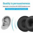 2pcs Football Net Earphone Replacement Earpads Pads For Sony WH-XB700(Black) - 2