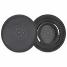 2 Pack Protein Leather Earphone Replacement Earpads Pads For Sony WH-CH400(Black) - 1
