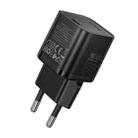 hoco N64 Ingenious GaN PD20W Type-C Single Port Charger, EU Plug(Black) - 2