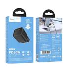 hoco N64 Ingenious GaN PD20W Type-C Single Port Charger, EU Plug(Black) - 3